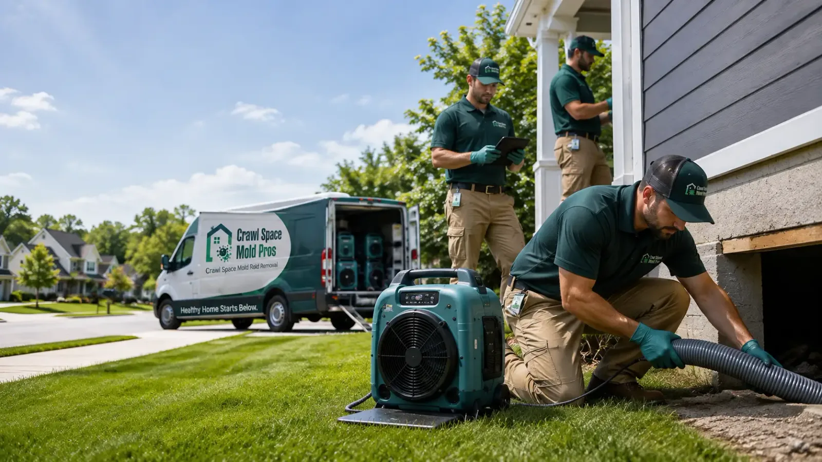Crawl Space Mold Removal in Lockwood, NY